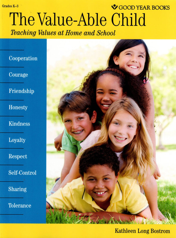 Character building book for children, The Value-Able Child, Parenting Book, Child's Activity Book, Kathleen Long Bostrom